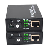 10/100Mbps Ethernet Fiber Media Converters, Bi-Directional Single-Mode SC Fiber- A Pair of 10/100Base-TX to 100Base-FX up to 20Km